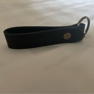 Leather keychain